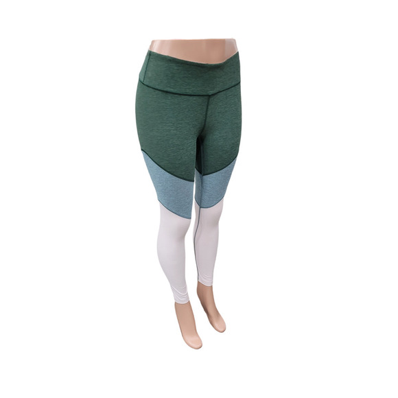 NEW Outdoor Voices Spring 7/8 Leggings Green Pink Size S Color Block Athletic - Picture 14 of 14